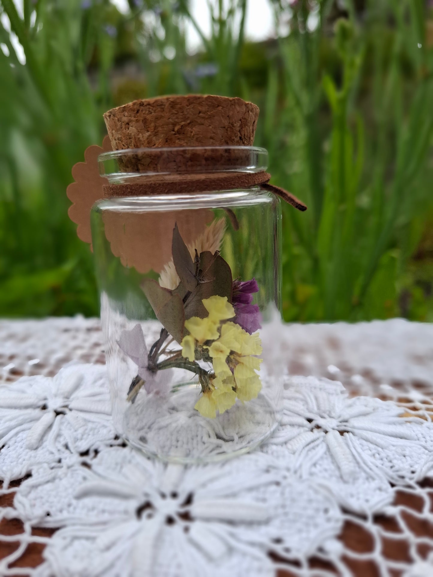 Mini Blooms in Glass Jar
