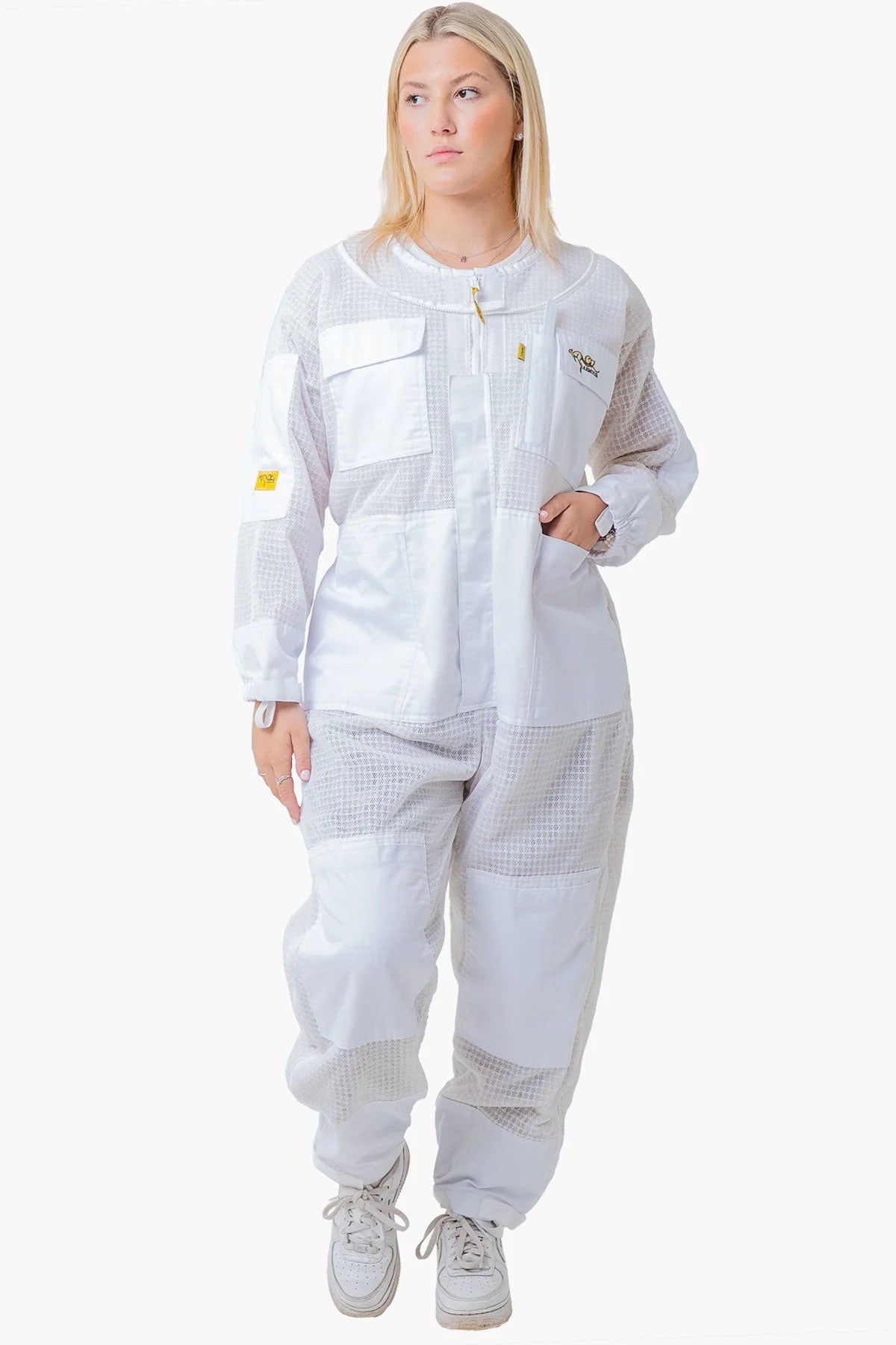3 Layer Super Cool Mesh Beekeeping Suit With Fencing Veil