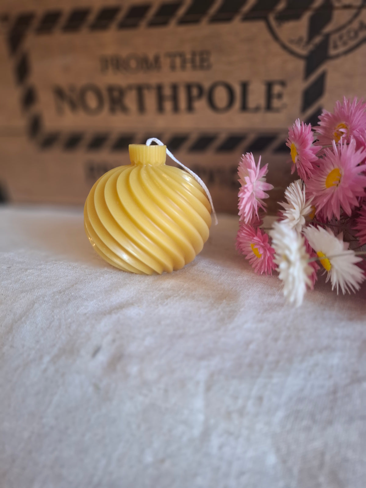 Christmas Beeswax Candles