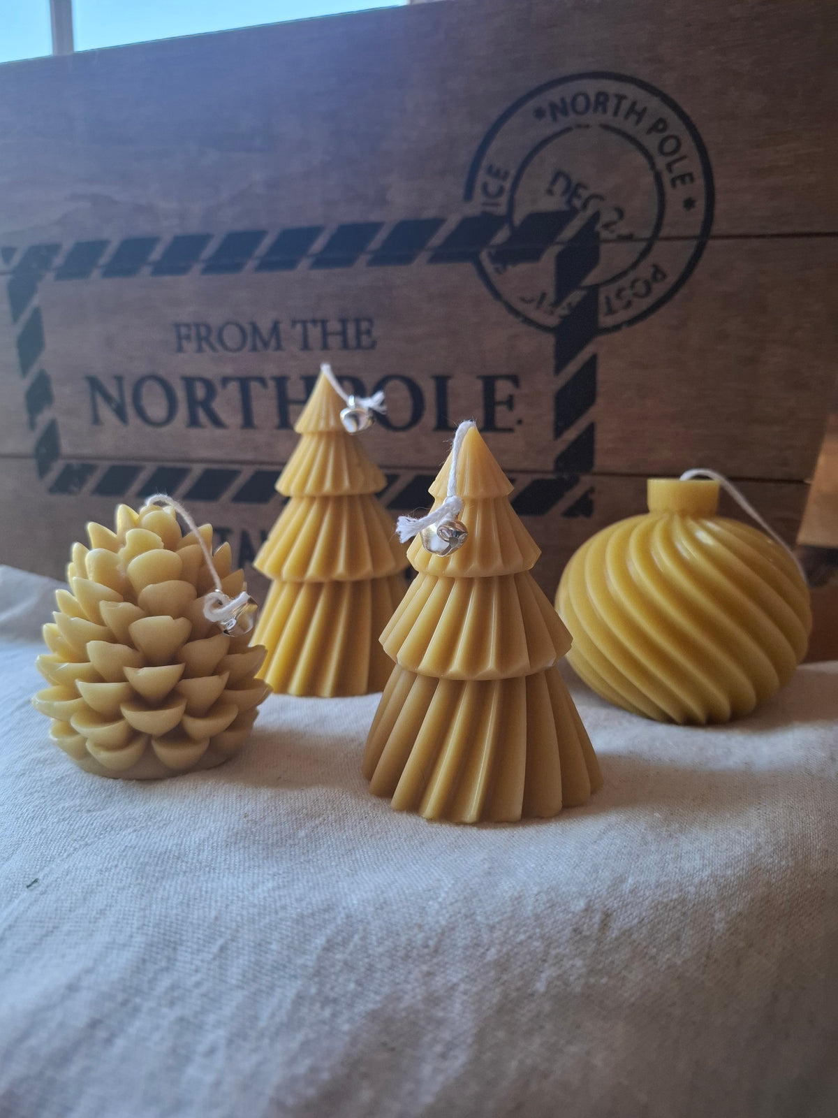 Christmas Beeswax Candles