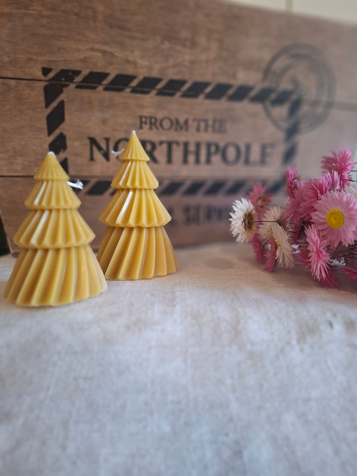 Christmas Beeswax Candles