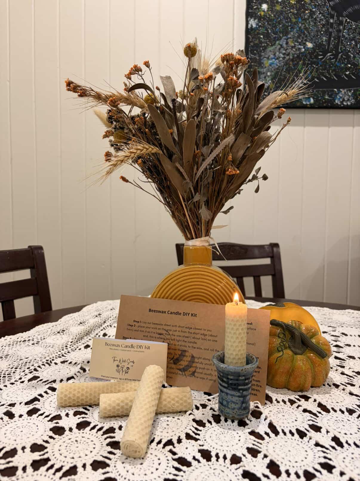 Beeswax Candle DIY Kit