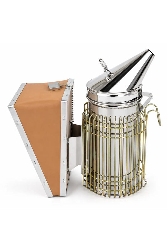 Stainless Steel Beekeeper’s Smoker with Hook